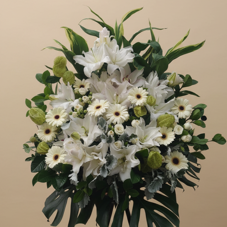 帛事花牌43