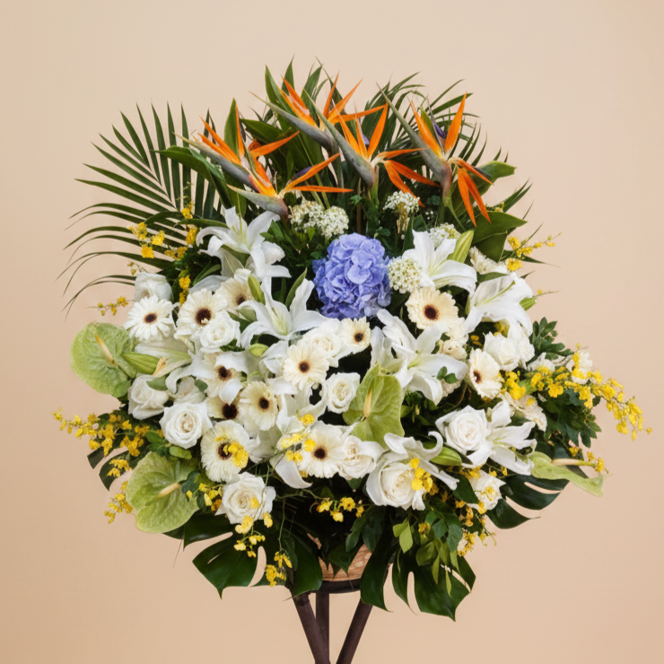帛事花牌45